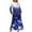 *Blue, variant on ClodeEU Christmas Graphic Maxi Dress for Women ,Crewneck A Line Long Sleeve Flowy Swing Dresses White,Womens Plus M