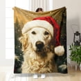 thumbnail image 2 of Clearance! Popular Christmas Santa Fleece Blanket New Holiday Sofa Throw Blanket, 2 of 5