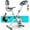White, variant on HARISON Foldable Exercise Bike 350 lb Capacity, 4 in 1 Magnetic Stationary Bikes for Home with 16-Level Resistance and Bluetooth, Magnetic X-Bike with LCD Monitor & Back Support