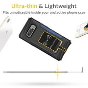 Wireless Charger Receiver, Nakedcellphone Qi Adapter Sticker for Micro USB Cell Phones (Android, Motorola, LG, Alcatel, etc)