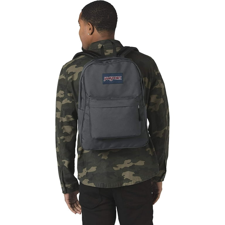 jansport - superbreak deep grey backpack JanSport Superbreak Backpack, Deep Grey, Deep Grey, Size One Size