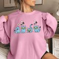 thumbnail image 2 of Moonsky Sudadera pop Demon Hun/er, sudadera Huntrix con cuello redondo, jersey de manga larga para mujer y hombre, ropa de calle, moda urbana (Rosa M), 2 of 4