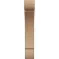 thumbnail image 2 of 4"W x 8"D x 24"H Thin Olympic Rough Cedar Woodgrain TimberThane Corbel, Primed Tan, 2 of 6