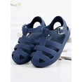 thumbnail image 3 of hirigin Kids Girls Boys Casual Sandals, Solid Color Hollow-Out Soft Sole Non-Slip Flat Shoes, 3 of 7
