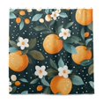 thumbnail image 2 of Yayeee Shower Curtain with Hooks 72"x72" Waterproof Fabric Bathroom Hanging Decor, Green Oranges, 2 of 5