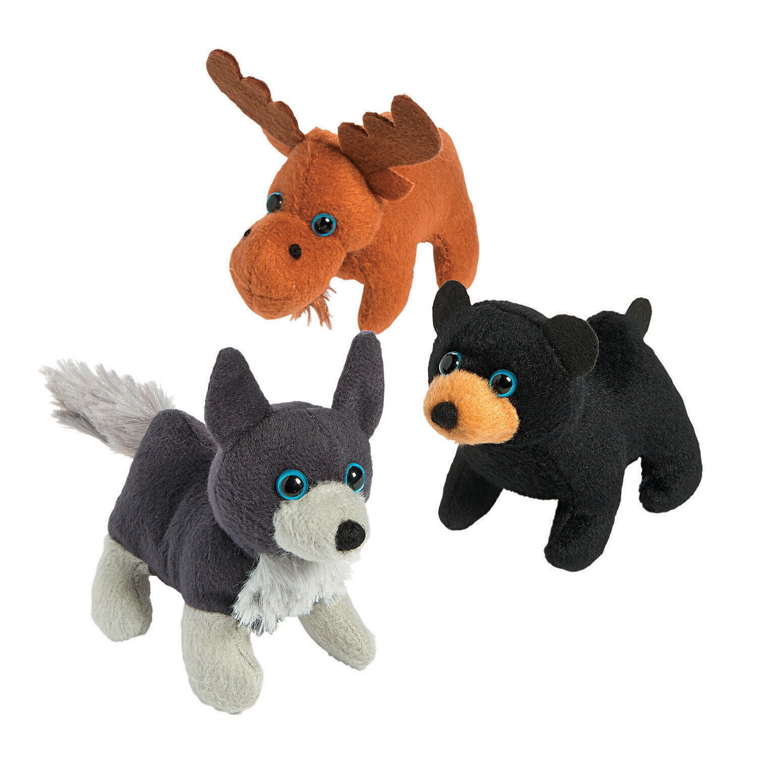 Woodland Stuffed Animals Toys 12 Pieces