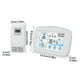 thumbnail image 1 of Reloj de Pared Digital con Medidor Inalámbrico de Humedad de Temperatura Interior/Exterior, Reloj de Pared Exterior Pantalla Grande Retroiluminada Reloj de Pared Electrónico de Gas 152x95.5x22Mm, 1 of 2
