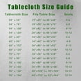 thumbnail image 2 of Rectangle Tablecloth - 60 x 84 Inch - Stain and Wrinkle Resistant Washable Polyester Table Cloth, Decorative Fabric Table Cover for Dining Table, Buffet Parties and Camping,Green, 2 of 5