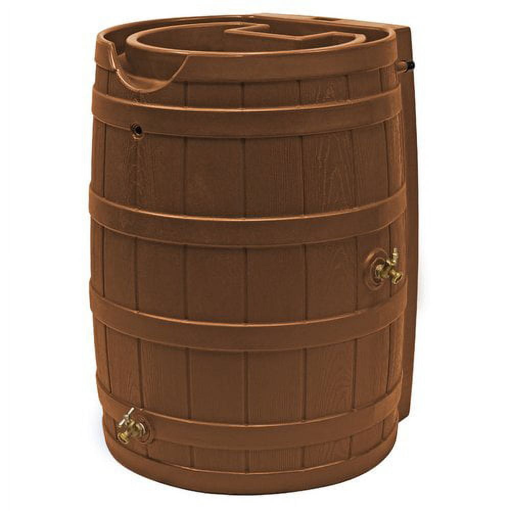 Good Ideas Rain Wizard 65 Gallon Rain Barrel - Oak