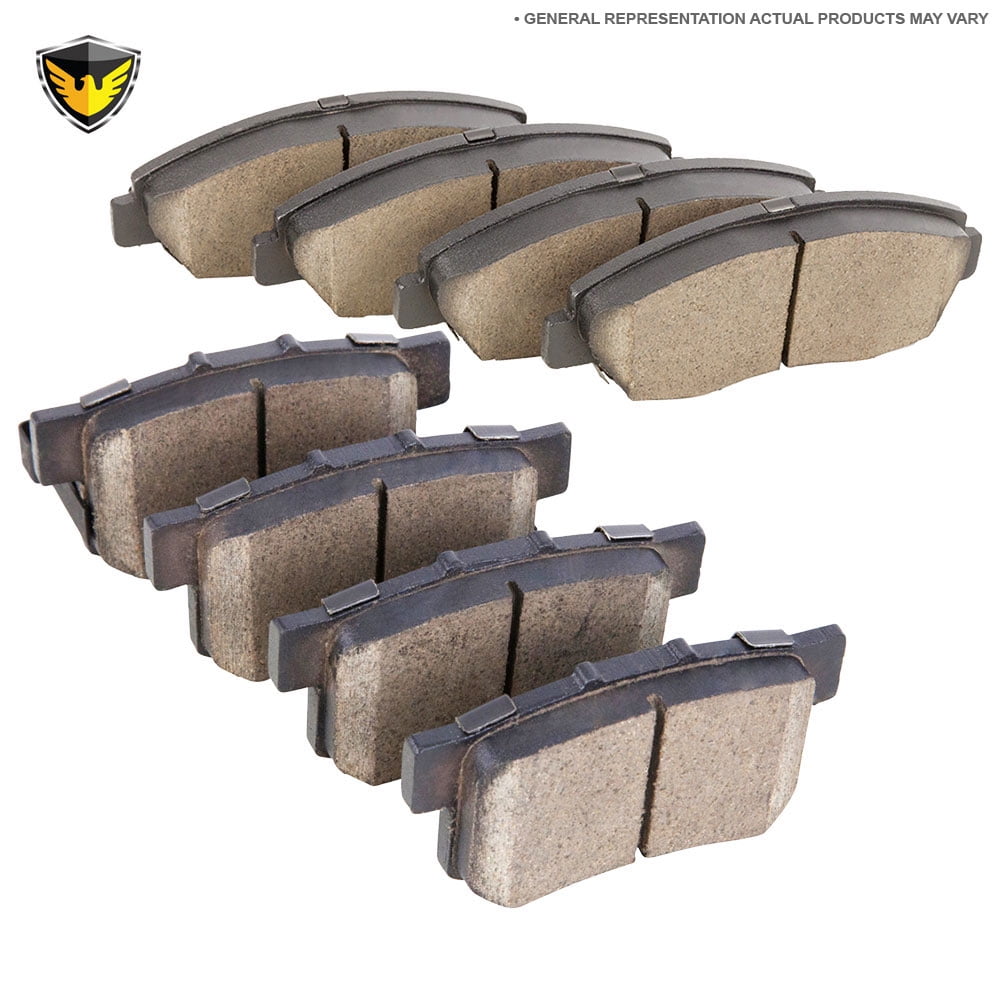 Duralo Front \u0026 Rear Brake Pad Set For 
