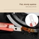 thumbnail image 3 of Moyic Estufa de cocina Cepillo de limpieza Fregadero Baño Ranura Raspador Multifuncional Reutilizable Aceite Mancha Cepillado Depurador Naranja Rojo Cocina y Comedor Gris Moyic HA064676-01, 3 of 6