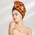 thumbnail image 5 of Xecao Forest Mushrooms Print Hair Towel, Hair Turbans for Wet Hair, Drying Hair Wrap for Curly Hair Women,Coral Velvet Dry Hair Cap,Dry Hair Hat, 5 of 6