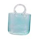 thumbnail image 4 of Jarrón de cristal moderno para flores, maceta, arreglo floral, centro de mesa, terrario azul, 4 of 9