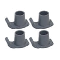 thumbnail image 1 of Elderly Walker Rubber Foot Pads, 4PCS Walker Sled Foot Pads Inner Diameter 28mm, 1 of 5