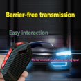 thumbnail image 7 of Key Fob Cover Compatible with Kia Telluride Sorento 5 Button ABS Plastic Silicone Keychain Case Holder Protector,Red, 7 of 7