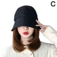 thumbnail image 1 of Japanese Wig Hat Integrated Female Spring And Summer Net Red Bucket Fisherman Hat Medium Long Hair Inner Buckle Full Head Cover Clavicle Straight Hair, 1 of 1