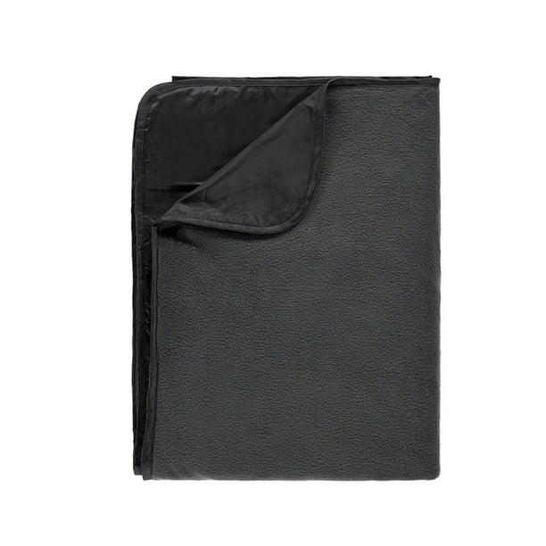 Manta para acampar al aire libre, alfombrilla para picnic, compacta, impermeable, para el suelo, a prueba de arena, para gatear, manta para la playa (gris)