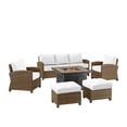 thumbnail image 2 of Bradenton 6Pc Outdoor Sofa Set W/Fire Table - Sunbrella- Tucson Fire Table, Sofa, 2 Armchairs & 2 Ottomans, 2 of 19