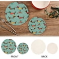 thumbnail image 4 of SKYSONIC Winter Dog Puppy Pot Holders Trivets, 2 Pcs Heat Resistant Trivets,Christmas Cute Animal Cotton Thread Weave Mats for Hot Pads Pans Pot Bowl Teapot for Kitchen Decor, 4 of 7