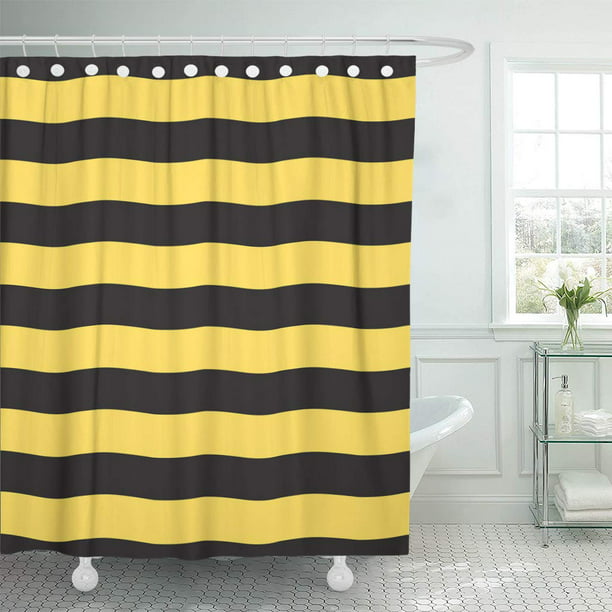 KSADK Black and Yellow Wide Wavy Stripes Striped Bee Colors Free Waves ...