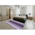 thumbnail image 5 of Ahgly Company Machine Washable Indoor Rectangle Transitional Blossom Pink Area Rugs, 8' x 12', 5 of 7