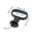 thumbnail image 3 of Unique Bargains 10pcs Black Rubber Front Fender Speedometer Cable Guide Holder for Motorcycle, 3 of 6