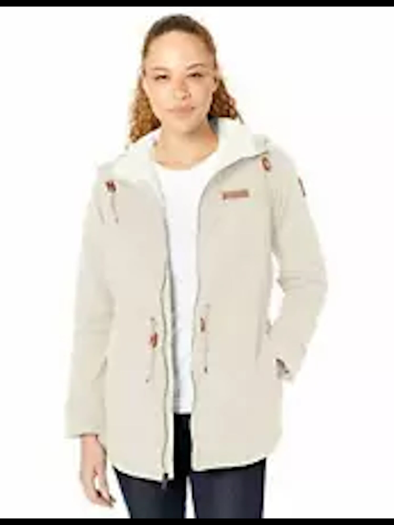 COLUMBIA Womens Beige Zip Up Winter 