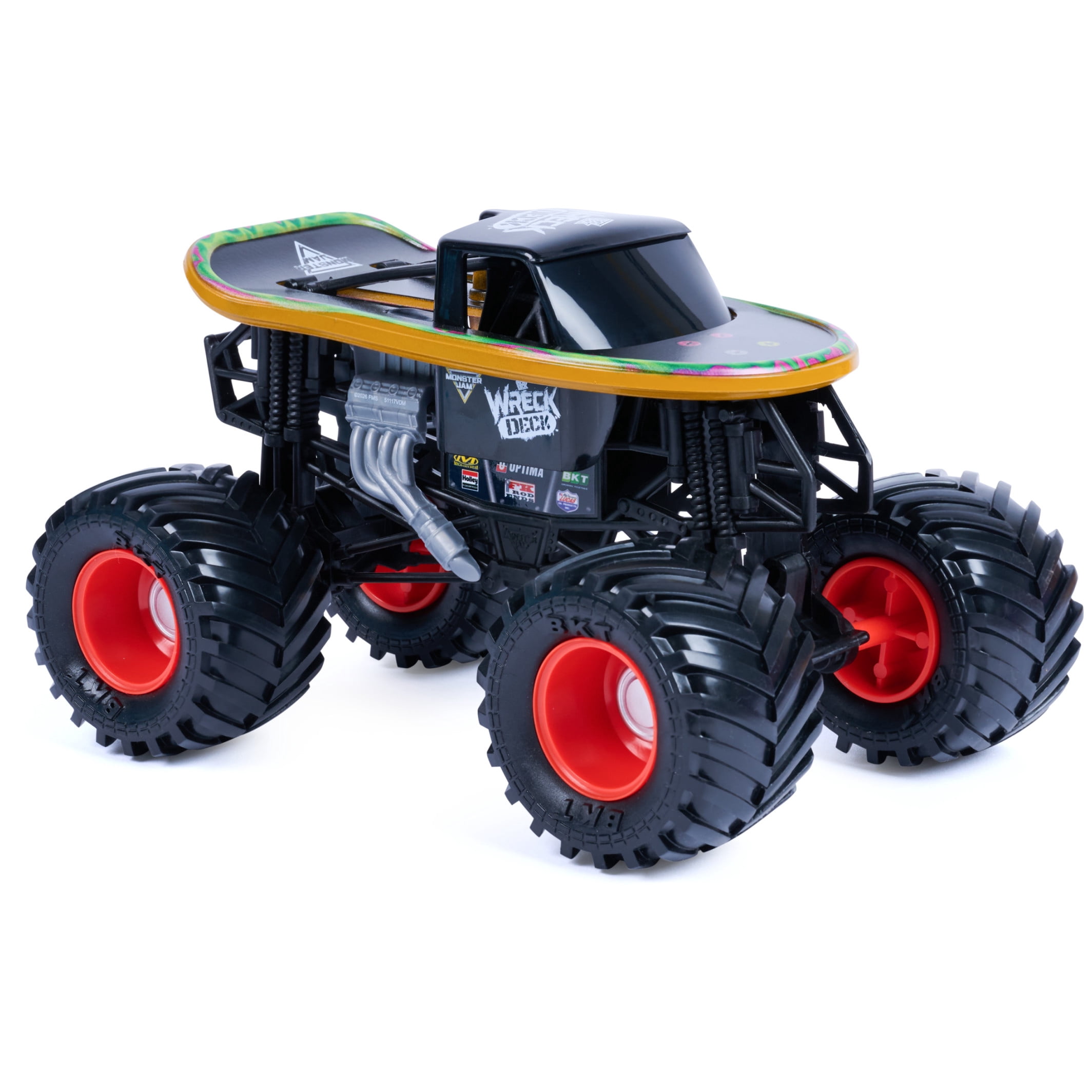 Monster Jam Wreck Deck Collectible Monster Truck, 1:24 Scale