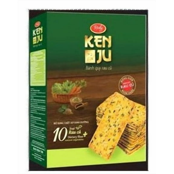 KENJU VEGETABLE THIN CRACKER BOX 288G