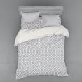 thumbnail image 2 of Ambesonne Grey Bedding Set 3 Pcs, Antique Vintage Patterns, Twin, Grey White, 2 of 3