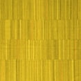 thumbnail image 1 of Ahgly Company Indoor Square Abstract Yellow Contemporary Area Rugs, 4' Square, 1 of 4