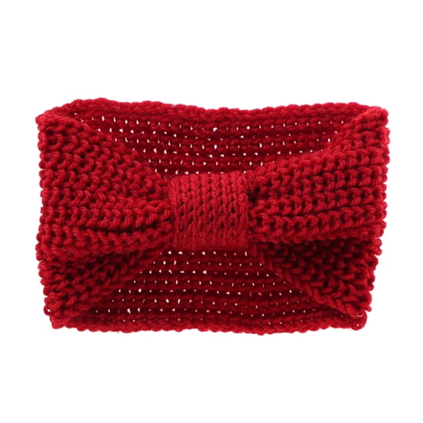Diademas de Cabeza Cinta de Pelo para Mujer Banda Elástica Venda suave Turbante Deporte Fitness Actividades al Aire Libre rojo Macarena Diadema de punto Diadema para el pelo