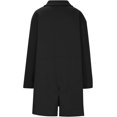 thumbnail image 6 of Women's Open Front Coatigan Long Sleeve Casual Lapel Cardigan Coat with Pockets Fall Winter Mid-Length Solid Coats, 6 of 6
