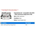 thumbnail image 2 of Head Gasket Set - Compatible with 2006 - 2009 Land Rover Range Rover HSE 2007 2008, 2 of 2