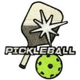 thumbnail image 2 of Ladie's Pickleball Moisture-Wicking Performance Polo Shirt, Medium Black, 2 of 3