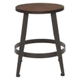thumbnail image 2 of OFM Core Collection Edge Series 18" Table Height Metal Stool, in Walnut (33918W-WLT), 2 of 10