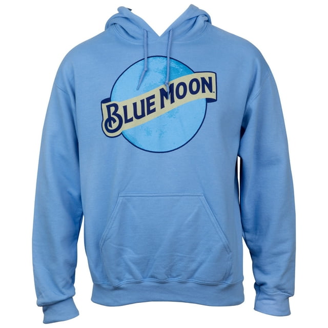 Blue Moon Classic Logo Baby Blue Hoodie-XLarge