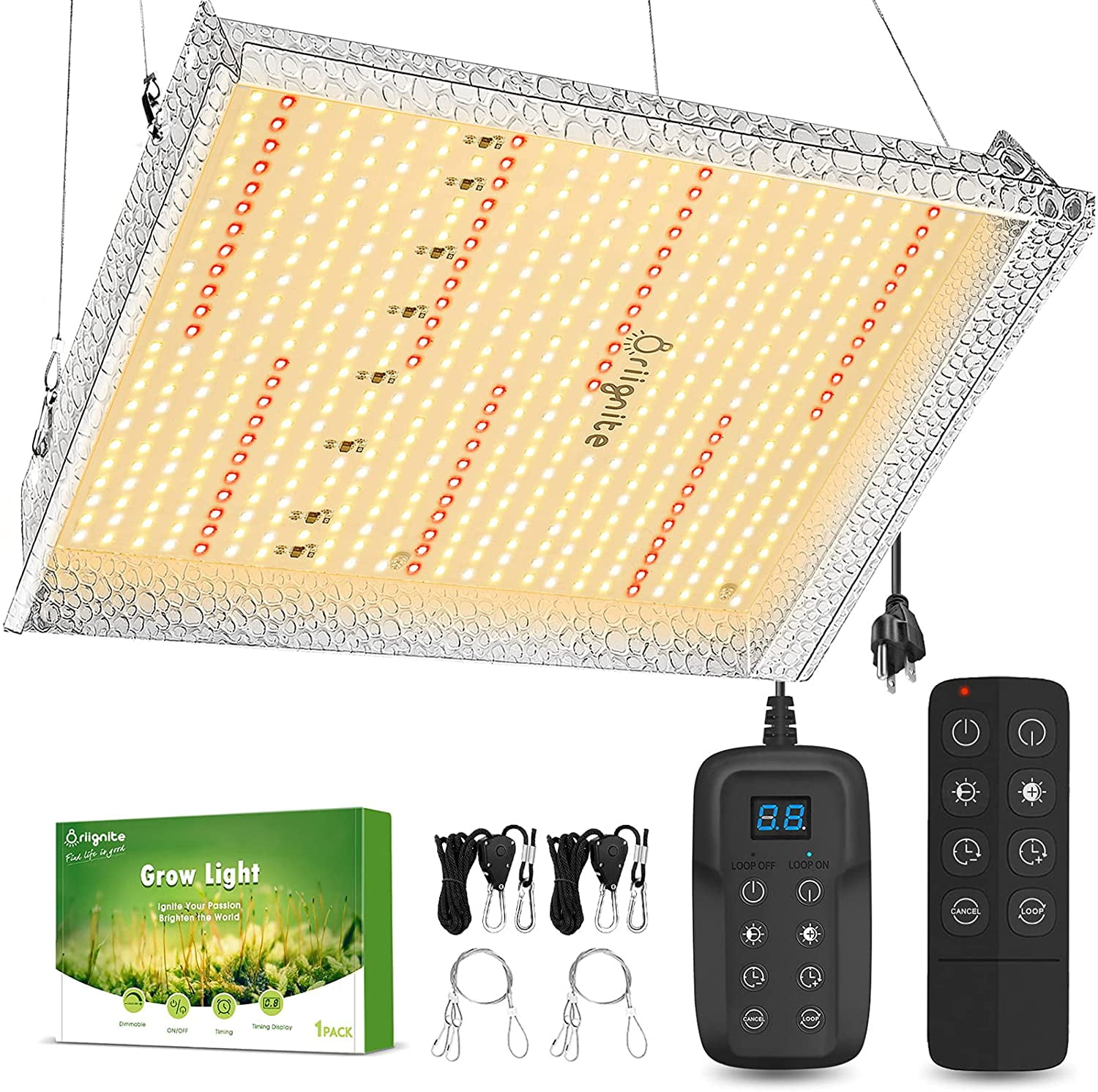 Details about   48"x24"x60" Grow Tent Indoor Full Spectrum LED Grow Light 1000W Hydroponics 
