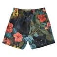 thumbnail image 2 of Kids' Beach Pants Comfortable Swim Trunks Black Leopard in The Jungle Shorts for Pool Vacation and Lounge Wear 5T, 2 of 8