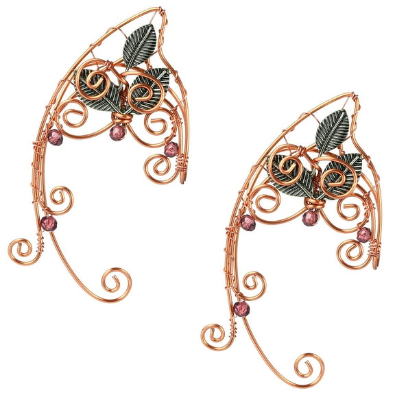 IBASETOY Women Ear Accessories Elf Ears Golden 1 Pair 3.1x1.6in