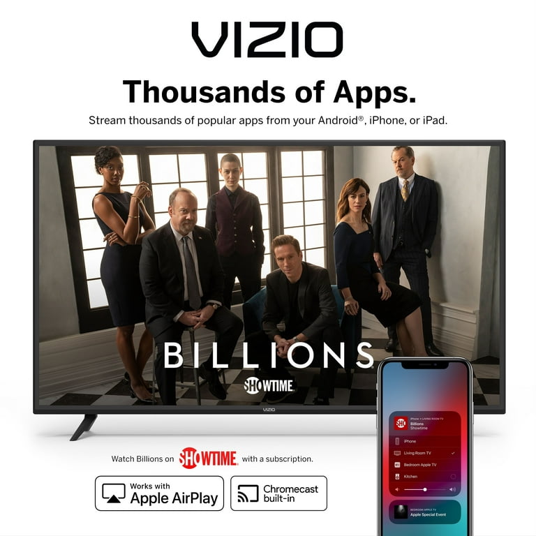VIZIO D-Series™ 32” Class (31.50 Diag.) Smart TV