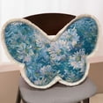thumbnail image 4 of Blue Butterfly Shaped Sofa Pillow, Lumbar Support Cushion for Back Comfort, Decorative Home Throw Pillow, 4 of 5