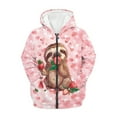 thumbnail image 5 of DISNIMO Sloth Hoodie for Girls Strawberry Hoodie Kids Heart Hoodie for Girls 6-7 Hoodies Sweatshirt Boys Hooded Sweatshirts Zip Hoodie Girls Jacket Hoodie Kids Long Sleeve Hoodies Cloth Children, 5 of 7