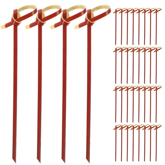 Hemoton 100pcs Cocktail Picks Food Toothpicks Pick Skewers Appetizers Toothpicks Fruit Picks