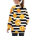 thumbnail image 4 of Odeerbi Kids Boys Girls Hoodies Striped Pullover Hooded Sweatshirts Oversized Crewneck Hooded Sweatshirt Kids Fashion Long Sleeve Pullover Tops 4-14 Years Yellow, 4 of 6