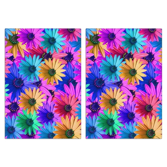 2 Pcs Funny Kitchen Towels,Sunflower Microfiber Dish Towels,Kitchen Tea Towels,Kitchen Towel Set (18" X 26")