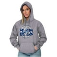 thumbnail image 3 of PA Keystone Map Shape Cool Smurfs Hoodie Sweatshirt Women Men Brisco Brands S, 3 of 6