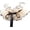 Beige, variant on Victorian Vintage Organza Agaric Ruffles Stand Fake Collar Cosplay Neck Ruff Neck Chain
