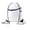 White, variant on Drawstring Backpack, String Bag Sackpack Gym Sack with Zip Pocket for Sports, Gym, Swimming