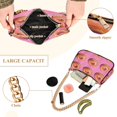 thumbnail image 2 of FORMRS Womens Shoulder Bag with Chain Strap Clutch Purse Cute Tote Handbag, Pink Doughnuts, 2 of 7